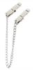 Nipple Clamps with Chain - MenSteel - Breast Clamps