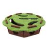 Interactive Cat Scratch Enrichment Box Mental Stimulation Felt Nail File Maze Box for Indoor Kitten Kitty