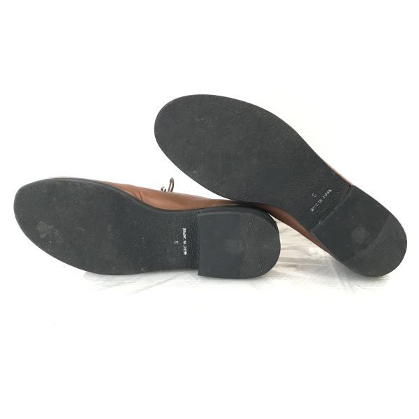 Ne-net Leather Shoes 3/24.0-25.0 Brown Made in Japan(USED)