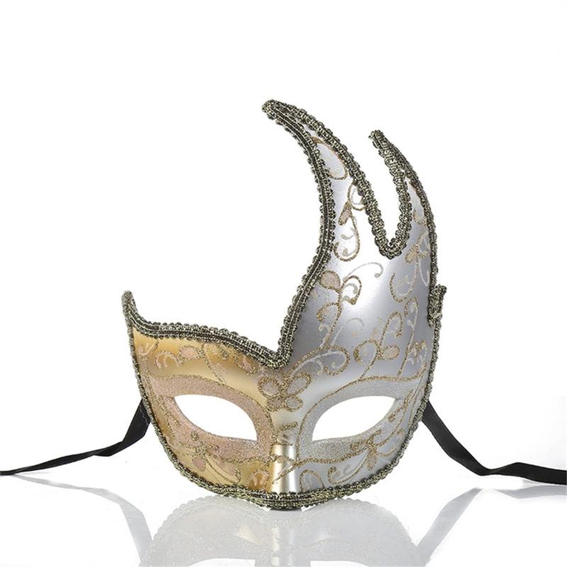 Masquerade Mask Half Face Mask Eye Mask Venetians Mask Halloween Costume Mask Mardi Gras Decorations Party Mask Gifts