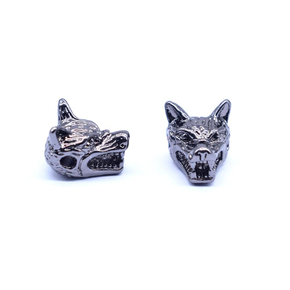 10 Pcs/ Lot 6 Colors Animal Style Alloy Dragon Beads for Jewelry Making Bracelets DIY Components Accessories Wholesale