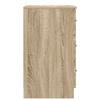 Nightstand Sonoma Oak 38 x 38 x 66 cm Particleboard