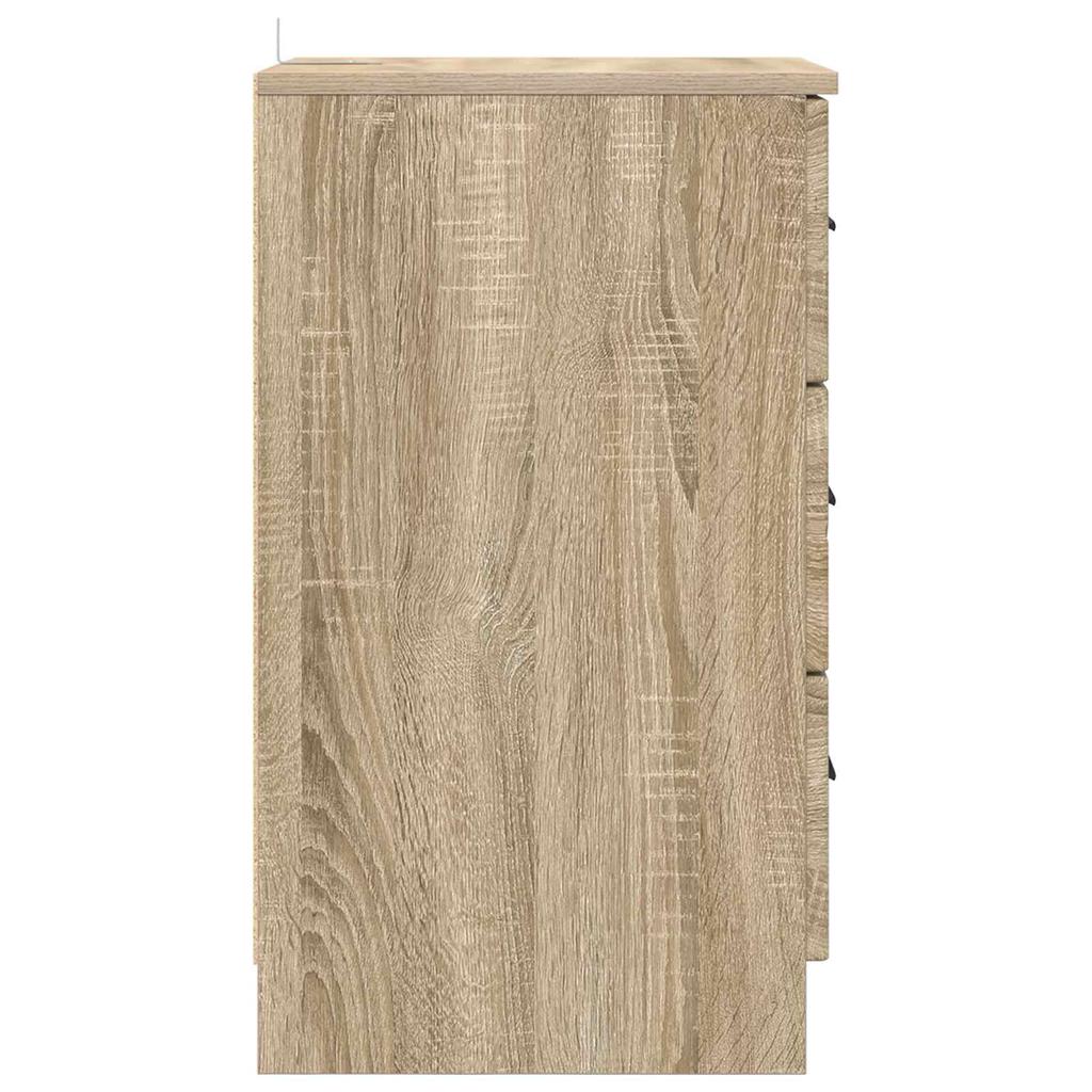 Nightstand Sonoma Oak 38 x 38 x 66 cm Particleboard