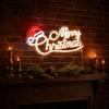 USB Plug Powered LED Wall Decorative Light Panel Holiday Neon Light  Christmas Celebration