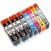 And Compatible Ink Cartridges Compatible with Genuine Ink Cartridges Code Hyper Nasia+ BCI-325 (BK2/Black) BCI-326 (BK/C/M/Y/GY) (7-Pack) - [Warranty