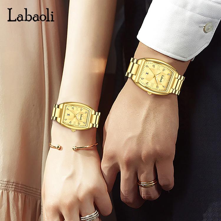 La Baoli Couples Stainless Steel Quartz Wristwatch LA531 - Waterproof and Trending Design