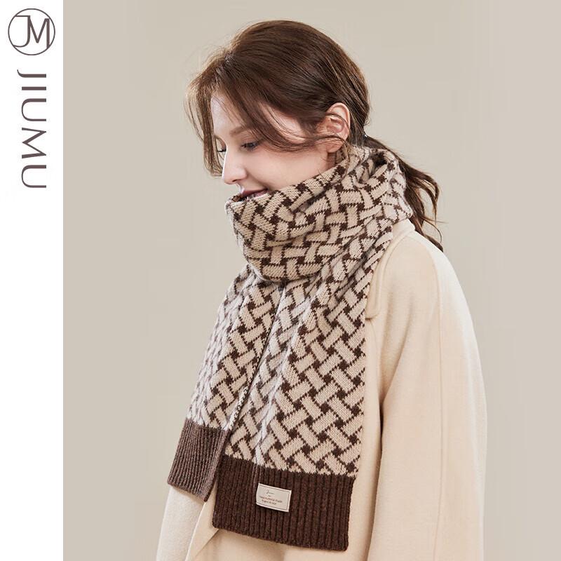 JIUMU Women's Autumn/Winter Wool Scarf