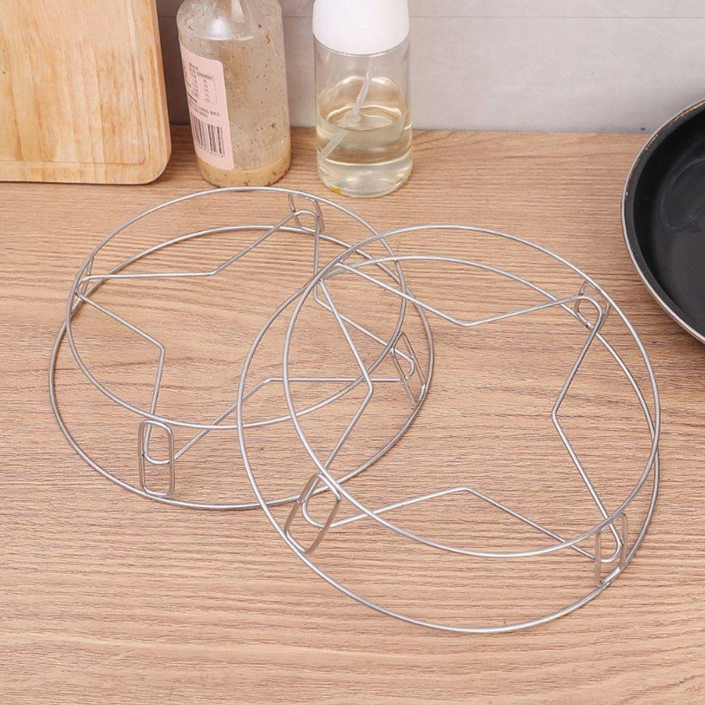 1Pcs Kitchen Cooking Tool Pot Rack Stainless Steel Heat Insulated Kitchen Steamer Wok Rack Thickened Anti-Scalding
