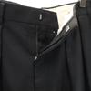 BURBERRY Made in Japan wool Check Pattern 2 tack Slacks pants black Men's Used