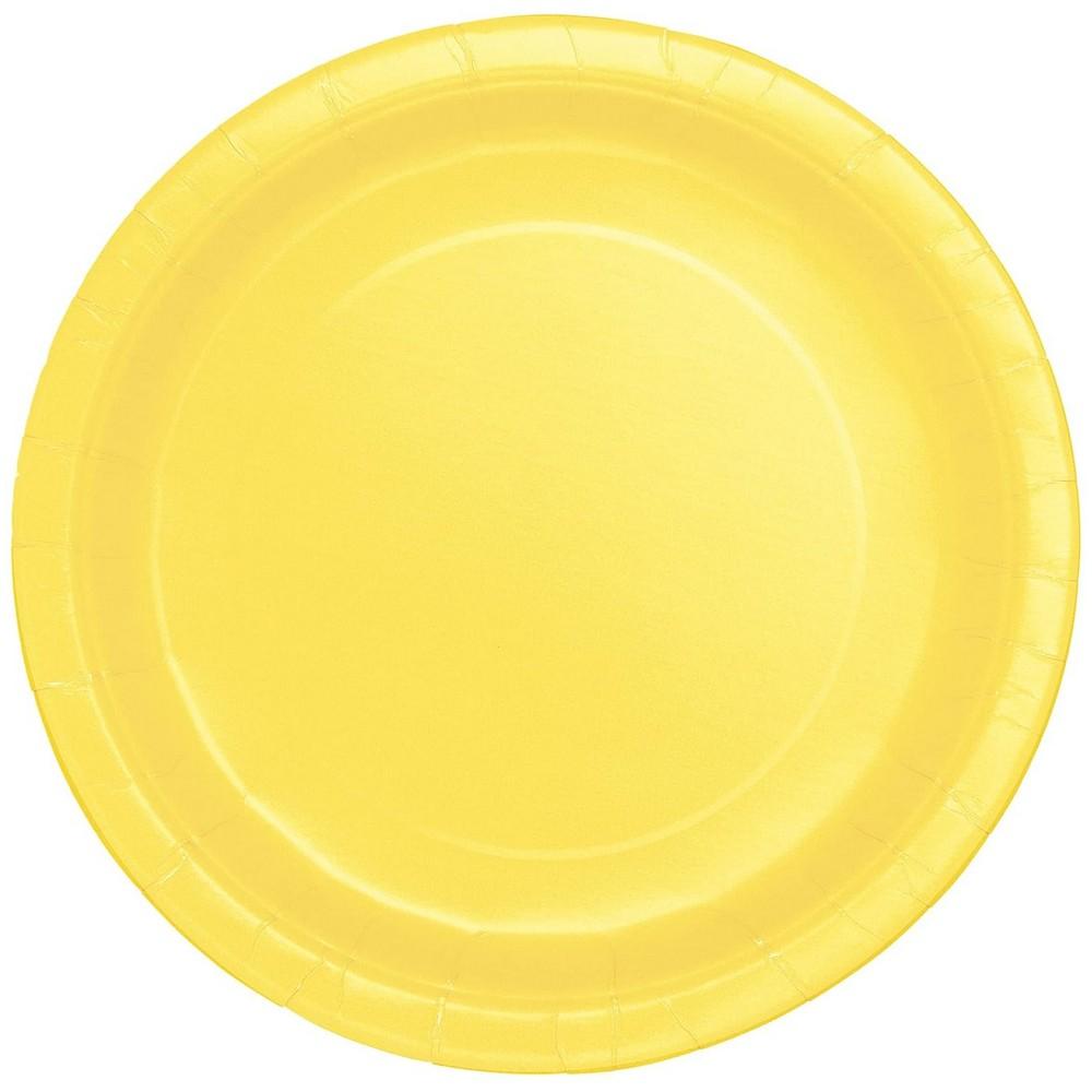 Amscan Paper Plain Dinner Plate (Pack of 8)