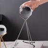 Simple Triangle Crystal Ball Base Gold/Silver Sphere Display Stand  Desktop Ornaments