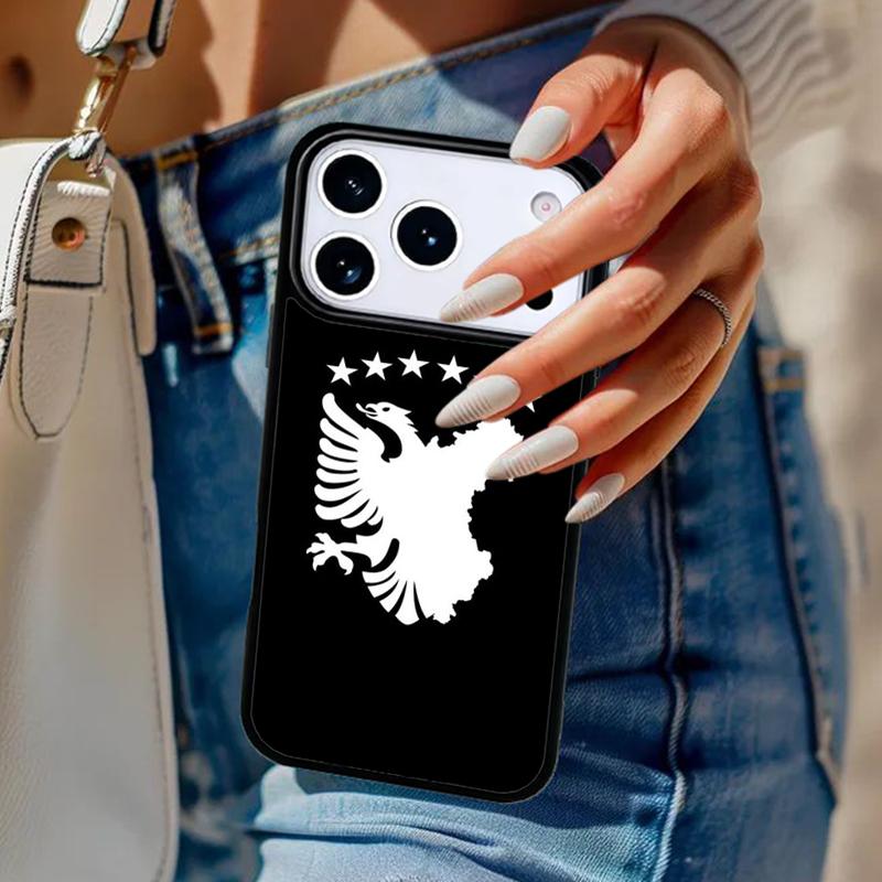 Albania Albanians Flag Phone Case For iPhone 17 Air 14 15 13 12 Max Cover For Apple 14 15 16 16e 11 Pro Max Plus Coque