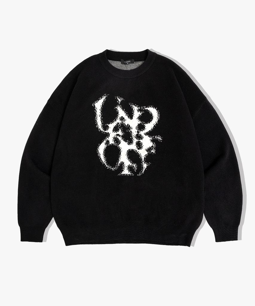 UNDEROFF Under Smoke Jacquard Knit Black