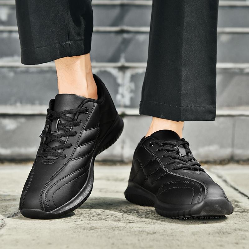 Hotel Chef Shoes Four Seasons Light Non-slip Soft Sole Comfort Kitchen Work Shoes Men's Plus Size Breathable Casual Walking Shoe