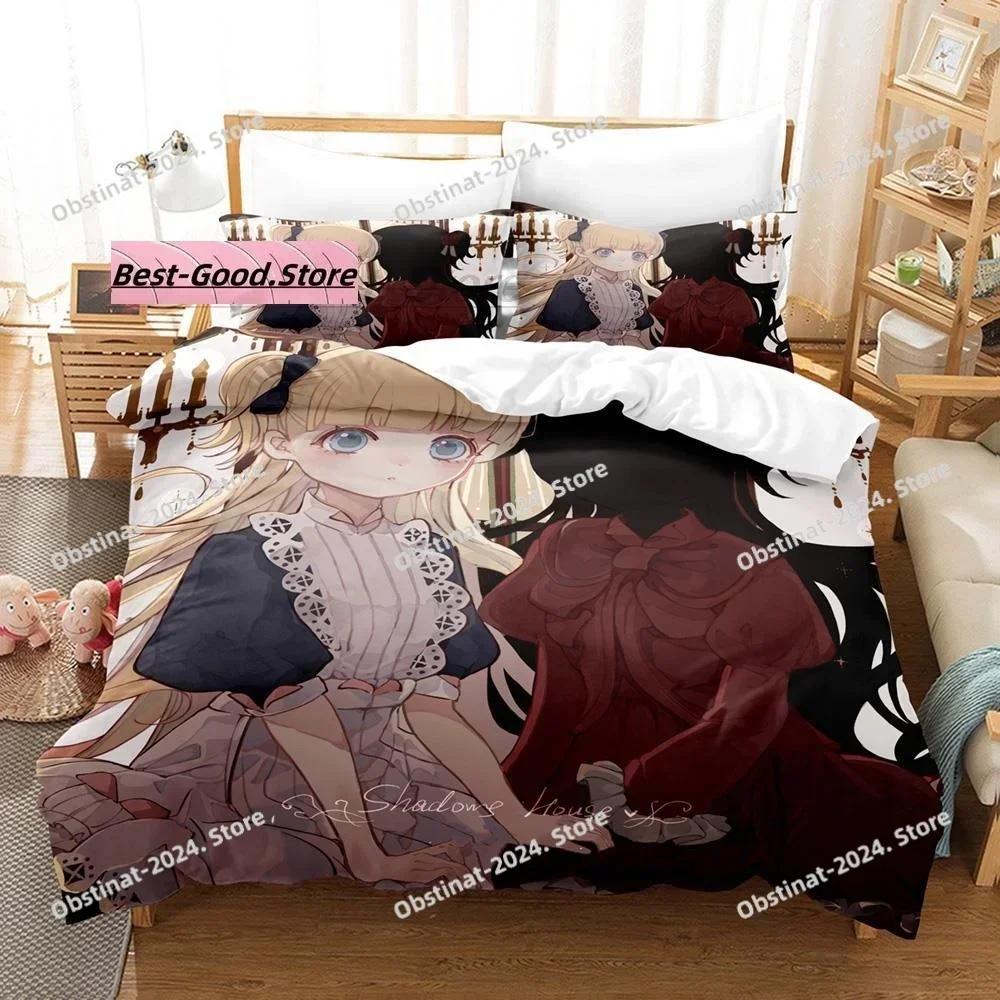 SHADOWS HOUSE Bedding Set Single Twin Full Queen King Size Bed Set Aldult Kid Bedroom 3D Anime bed set bed linen