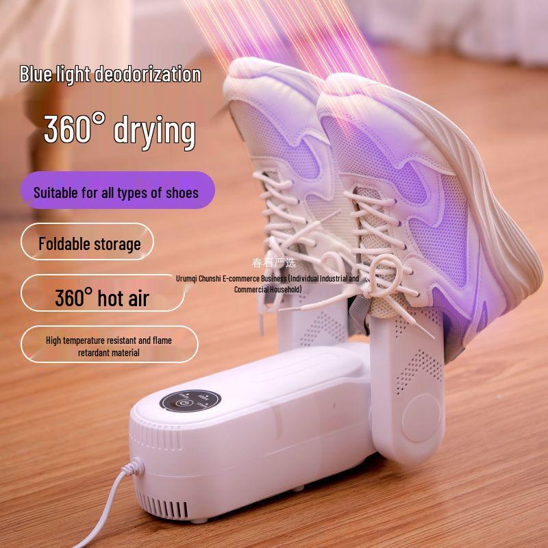 Shoe Dryer & Deodorizer: Smart Timing Sterilizing Machine for Home Use
