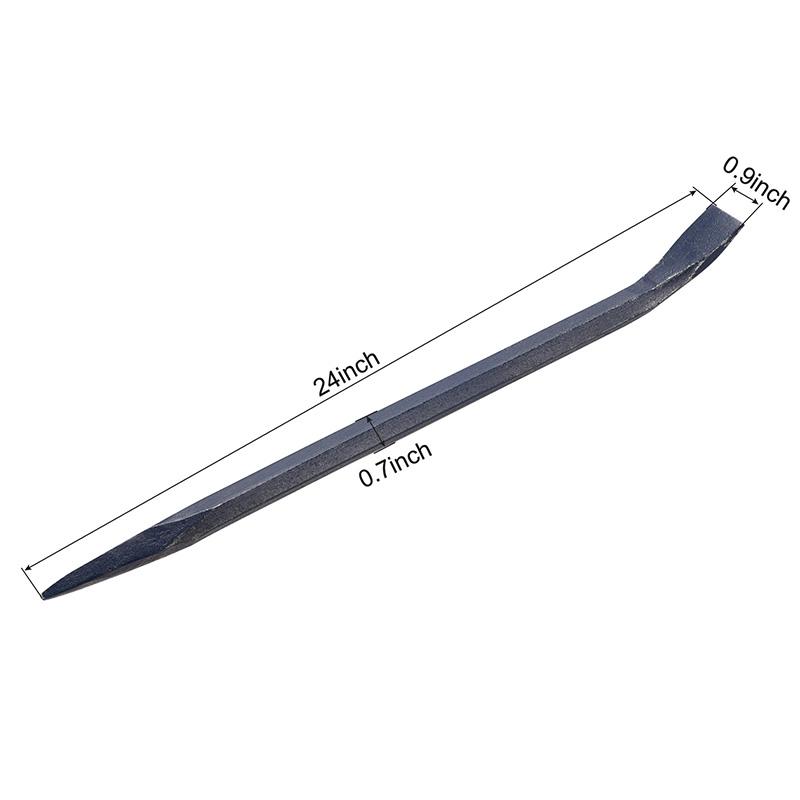 20/24/32inch Heavy Duty Nail Puller Crowbar for Wooden Box Staple Remover Pry Bar Strike Cap Chisel Removal Repair Hand Tool