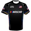 Men's Round Neck Tops NASCAR Checkered Flag Sports Uniform Breathable Quick-Drying T-Shirt Unisex Casual Tees Beachwear Surfing