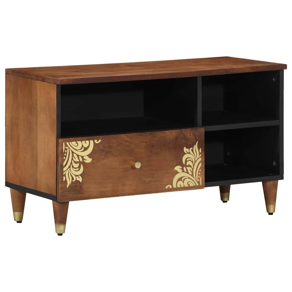 TV Cabinet Honey Brown 80 x 33 x 46 cm Solid Mango Wood