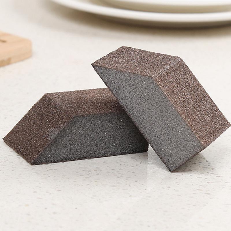 Dwustronna magiczna gąbka do czyszczenia garnków i usuwania rdzy