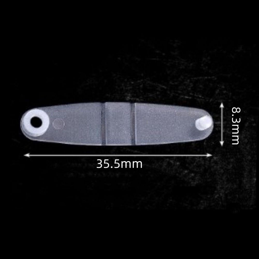 Transparent Connection Clip 100Pcs Nail File Accessory Widely Used Folding Clip  Hand Account