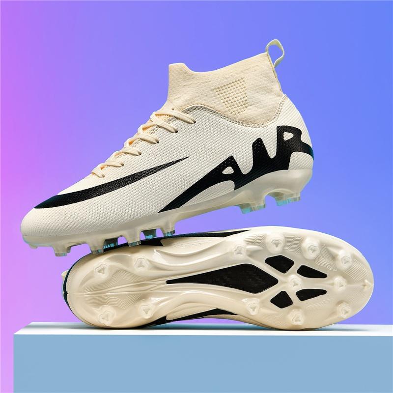 

Professional New Men Soccer Shoes Boys Football Boots Ankle Non-Slip Tf/Fg Sneakers Match Comfortable Sports Shoes Unisex 34