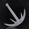 Water Weed Cutter 4 Claw Anchor Foldable Sickle Heavy Duty Sharp Blade for Boat Dock Kayak Fishing Aquatic Plant Removal Tool 260319