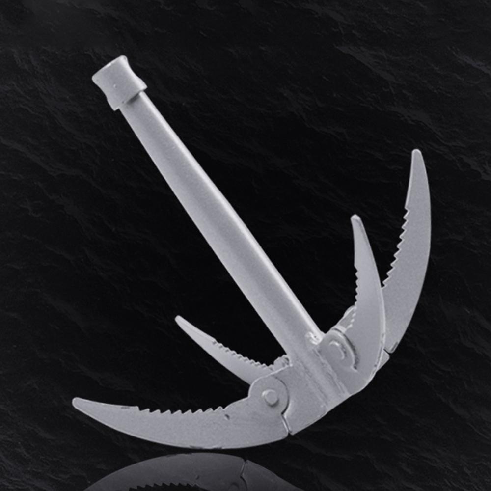 Water Weed Cutter 4 Claw Anchor Foldable Sickle Heavy Duty Sharp Blade for Boat Dock Kayak Fishing Aquatic Plant Removal Tool 260319