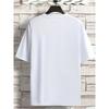 Europäische Größen Herren Freizeit-T-Shirts, Fußball-Print Grafik Rundhals Bequeme T-Shirts Oberteil Frühling Sommer Kleidung, Herrenbekleidung
