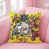 Cute Dragon Quest Rocket Slime Cushion Cover Comfortable Reversible Pillow Cover Ideal For Car Sofa Bedroom & Beyond