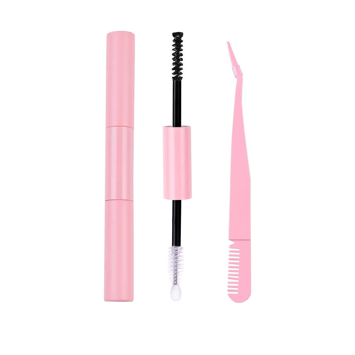 Wasserdichtes, schnelltrocknendes DIY-Set für künstliche Wimpern: Enthält doppelseitigen Kleber, Entferner und langlebige segmentierte Wimpern.