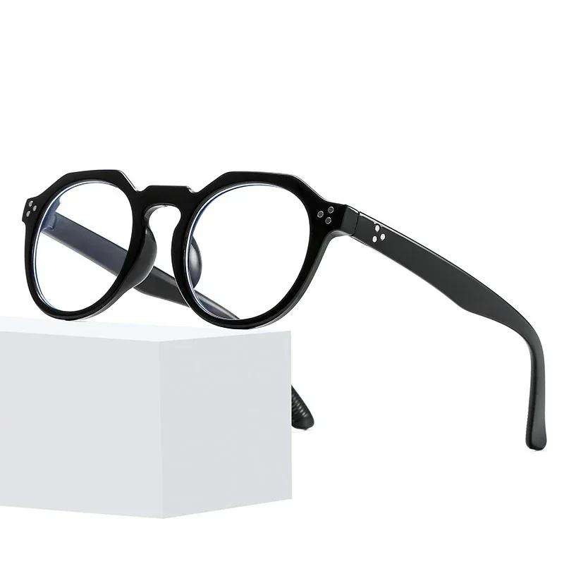 Large Square Frame Anti Blue Light Glasses Retro Classic Men Women Computer Gaming Eye Protection Spectacles