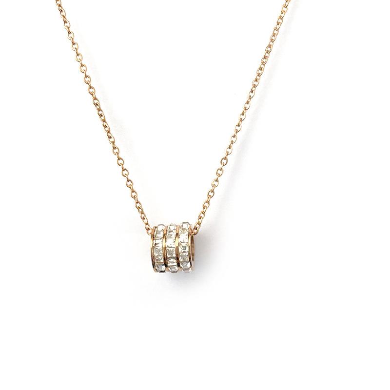 Titanium Steel Necklace Girls Simple Light Luxury Necklace Fashion Necklace