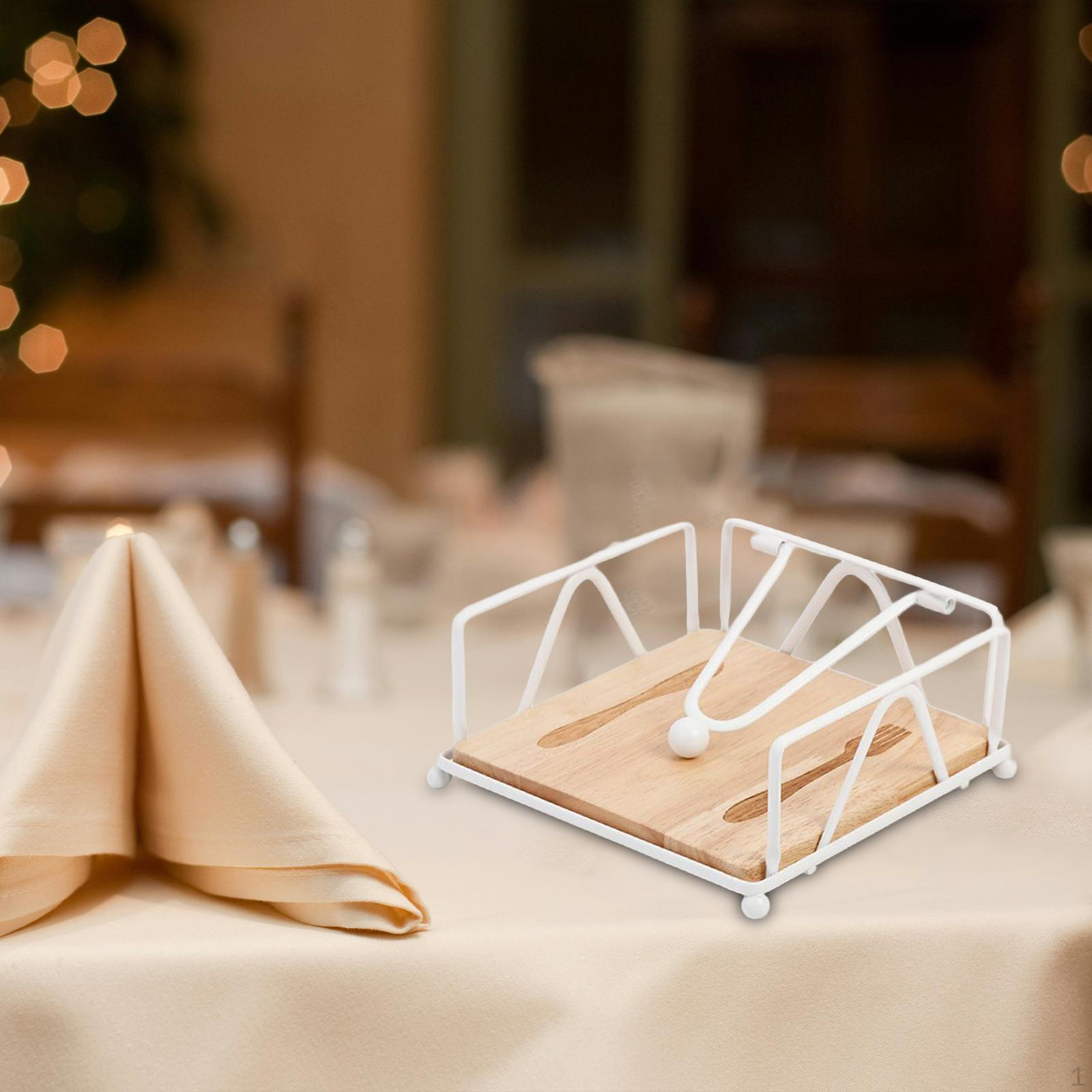 

Держатель для салфеток, диспенсер, органайзер для бумаги, железная салфетка для бара, отеля белый