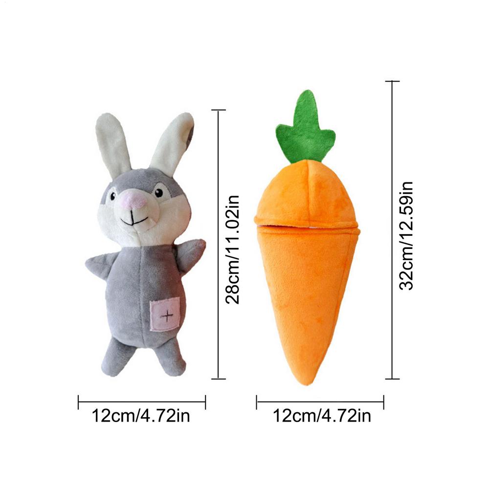 Dog Snuffle Toy Cartoon Dog Treat Toy Colorful Dog Puzzle Toy Plush Pet Toys For Small Medium And Large Breed Dog белый