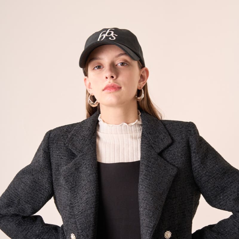 Bibyseob Logo Ball Cap Black [T23]