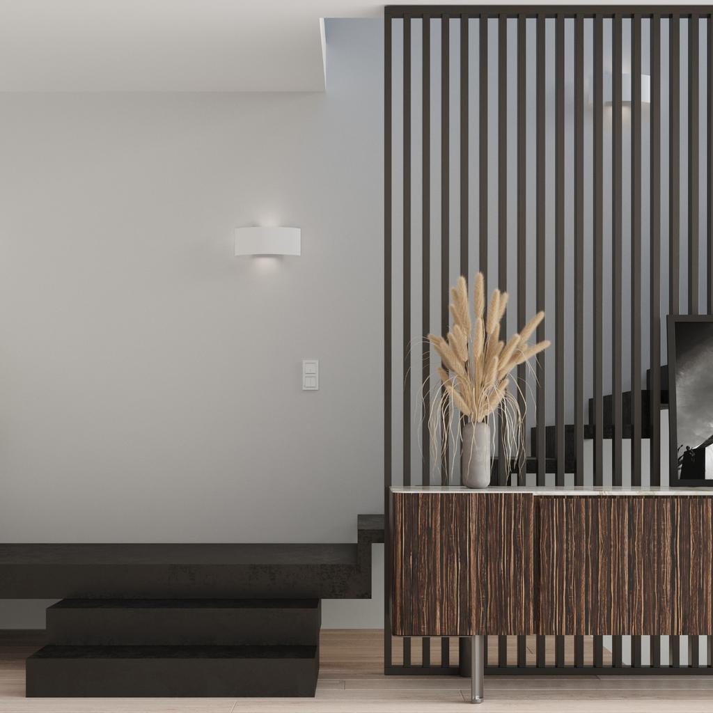 Magnus white wall lamp