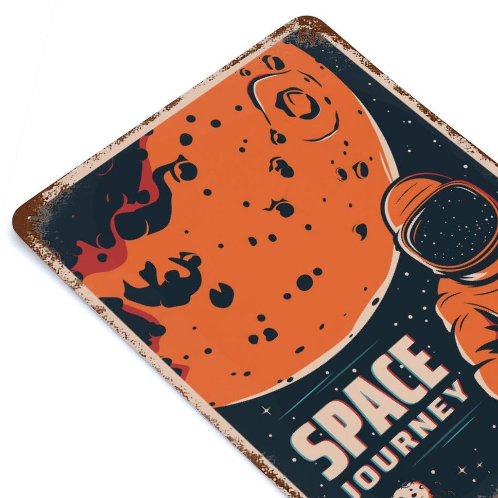 1PC Vertical Retro Iron Tin Wall Sign, Aged Patina Metal Poster, 20x30cm or 30x40cm, Vintage Decorative Wall Display for Home Bar Garage Cafe