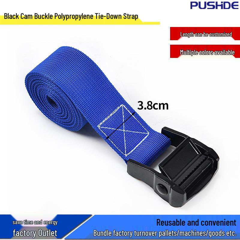 Zinc Alloy Cam Buckle Polypropylene Strap for Cargo Tie-Down