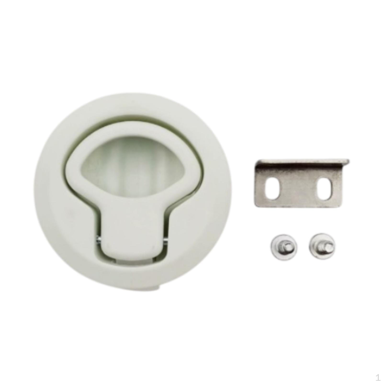 

Шкафный замок с защелкой, запирающий морской катер, компактная фурнитура, универсальные аксессуары для автофургона, круглый белый