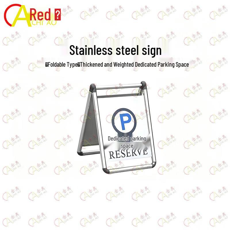 Chiao Stainless Steel No Parking  Warning Signs
