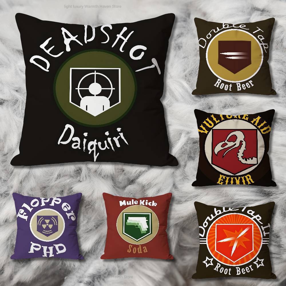 JJuggernog Revive Speed Soda Logo Celebrity Merchandise AllMatch Printed Pillow Case Sofa Car Office Room Decoration Protector