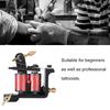 10 Wraps Professional Alloy Tattoo Machine Copper Coils Tattoo Shader Machine  Gun
