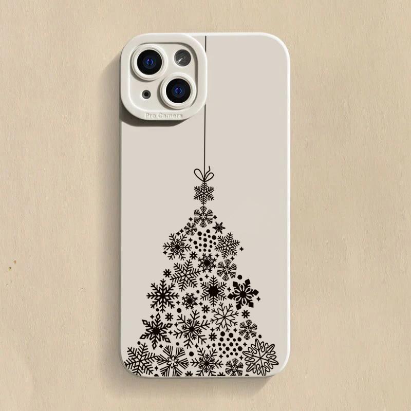 Case For Xiaomi Mi 14 13 12T 13T 11T Pro 11 Lite 5G NE Poco F6 F5 X5 M6 Pro Luxury Cartoon Christmas Shockproof Soft Phone Cover