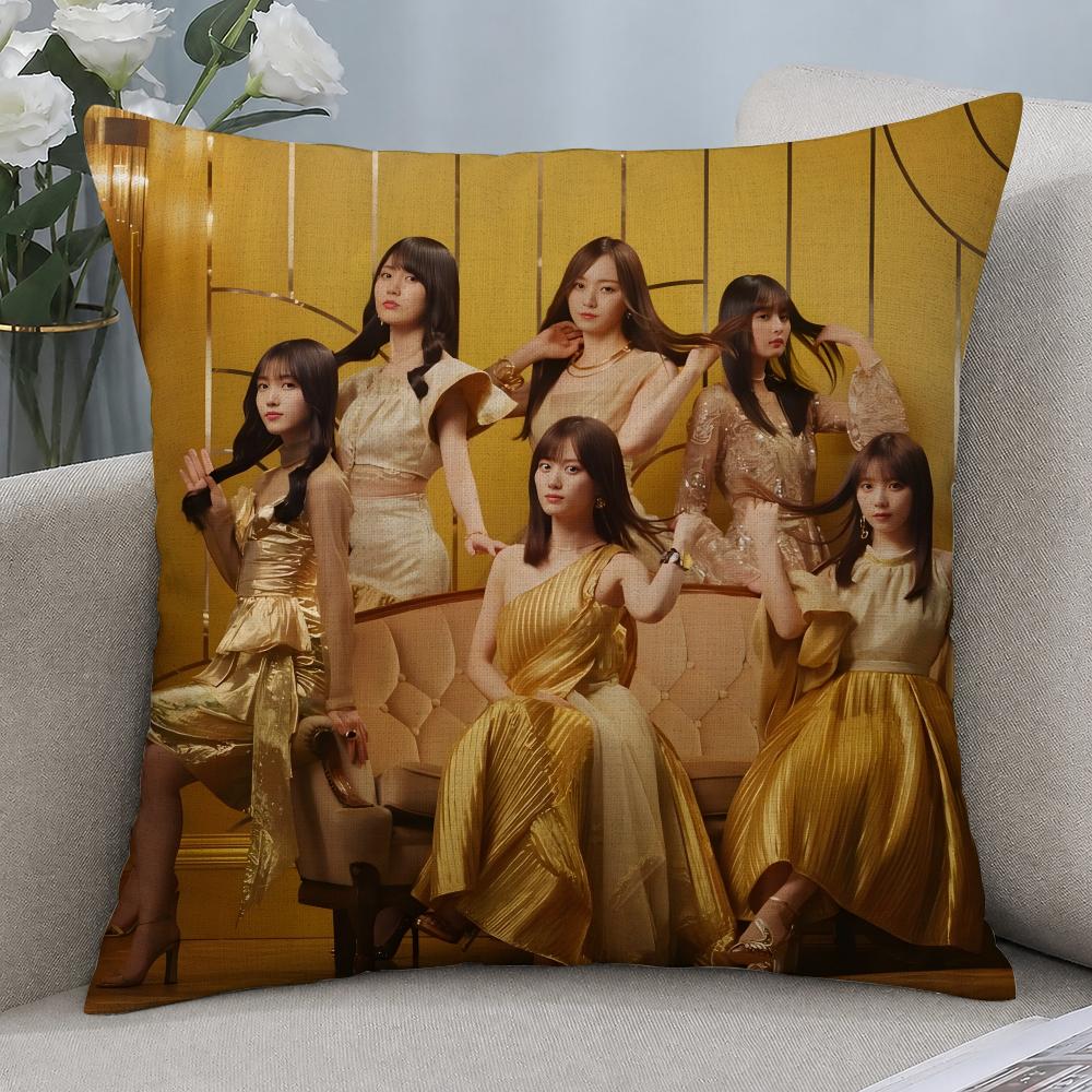 Idol Nogizaka Cushion Cover Cushion Covers Natural Linen Breathable Sofa Bedroom Decor Pillowcase