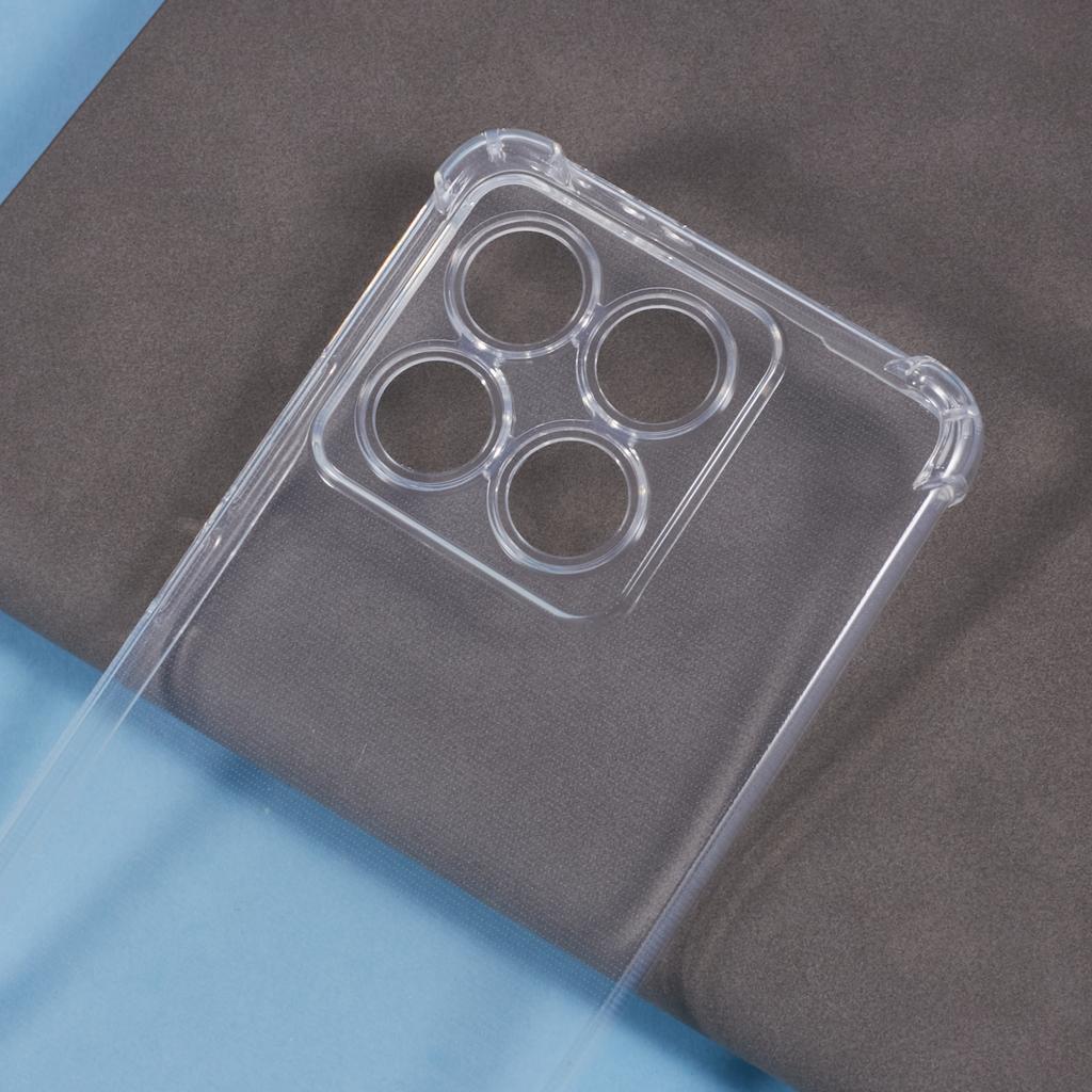 For Xiaomi 14T Phone Case Thicken Four Corner Clear TPU Cover