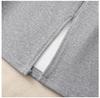 Women's Autumn/Winter Fleece-Lined or Regular Midi Skirt Sweatshirt Dress, Plus Size, Elastic Waist with Drawstring