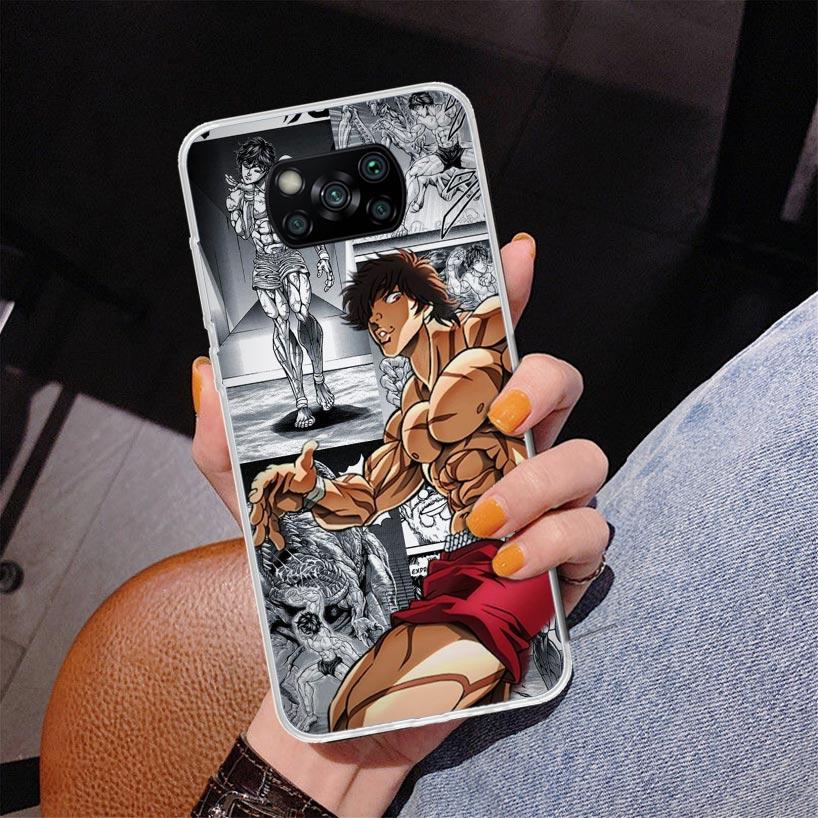 Baki the Grappler Original Anime Phone Case For Xiaomi Poco X7 X6 X5 Pro F7 Ultra Redmi 15C 15 13C 13 12C 12 10 10A 10C 9 9A 9C