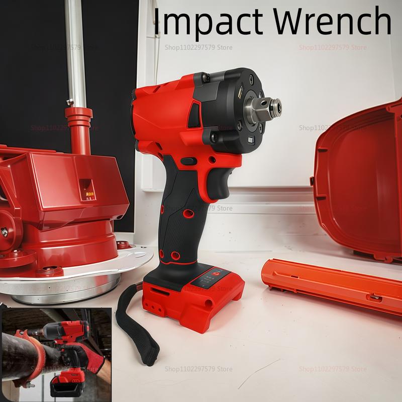 18V Bürstenloser Schlagschrauber Drehmoment Akku-Schlagschrauber Wiederaufladbar 300NM Schweres Elektrowerkzeug für Bau und Heimwerker