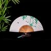 Japanese Folding Fan Handmade Decorative Kanagawa Wave Foldable Fan Handheld Vintage Hand Fans For Women Portable Folding F